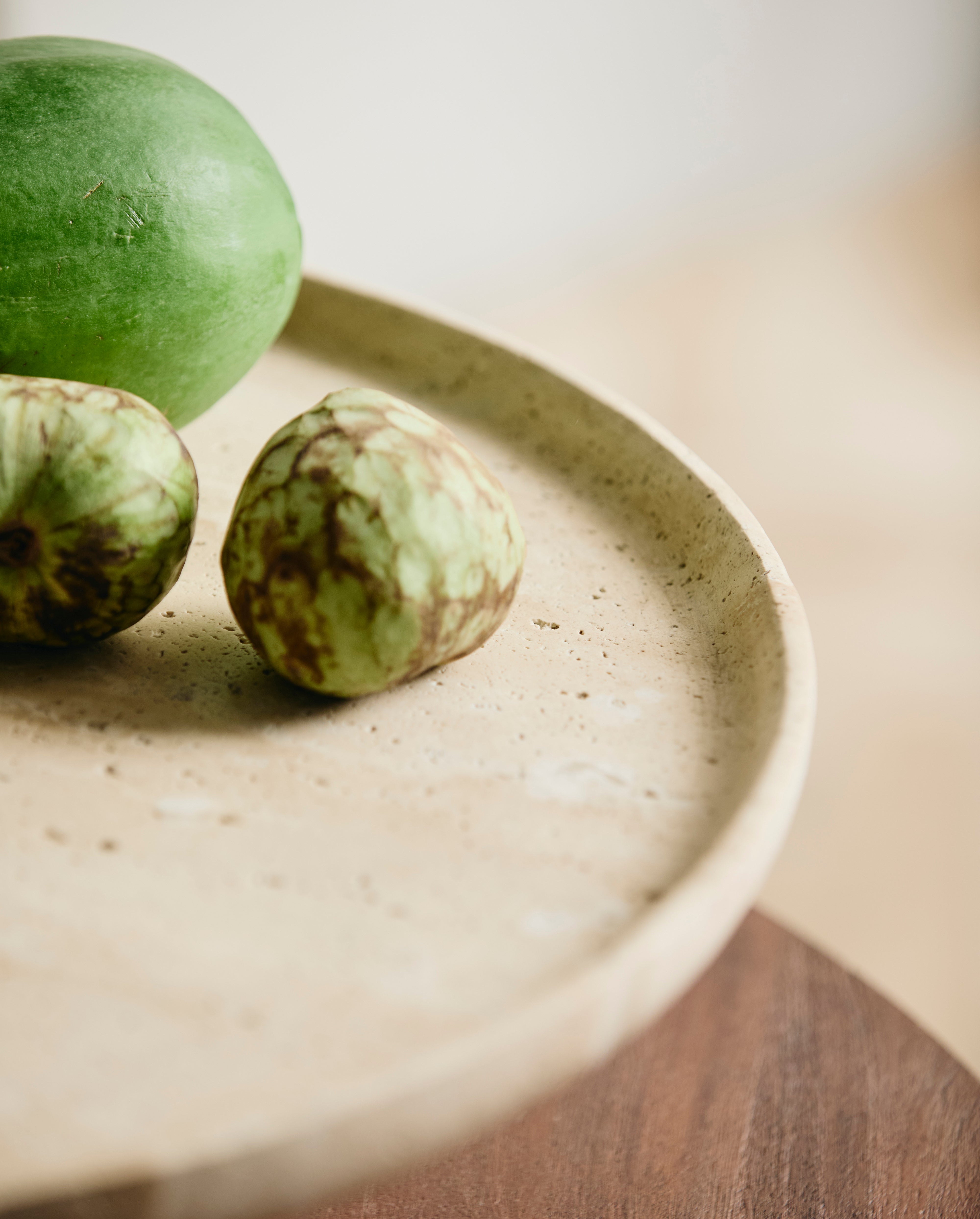 Plateau sur pied MASA - ivoire