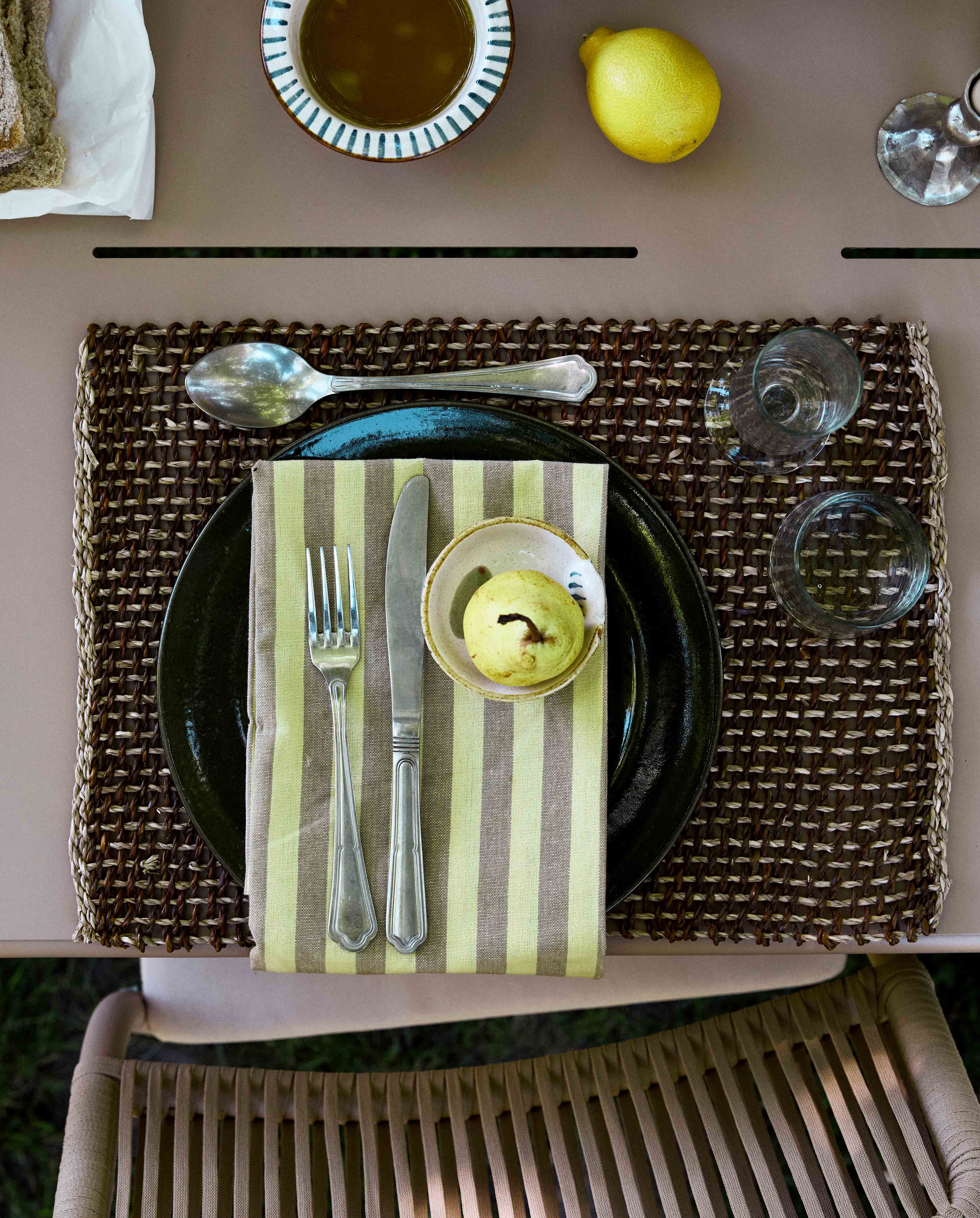 KUMO placemat, seagrass - nature