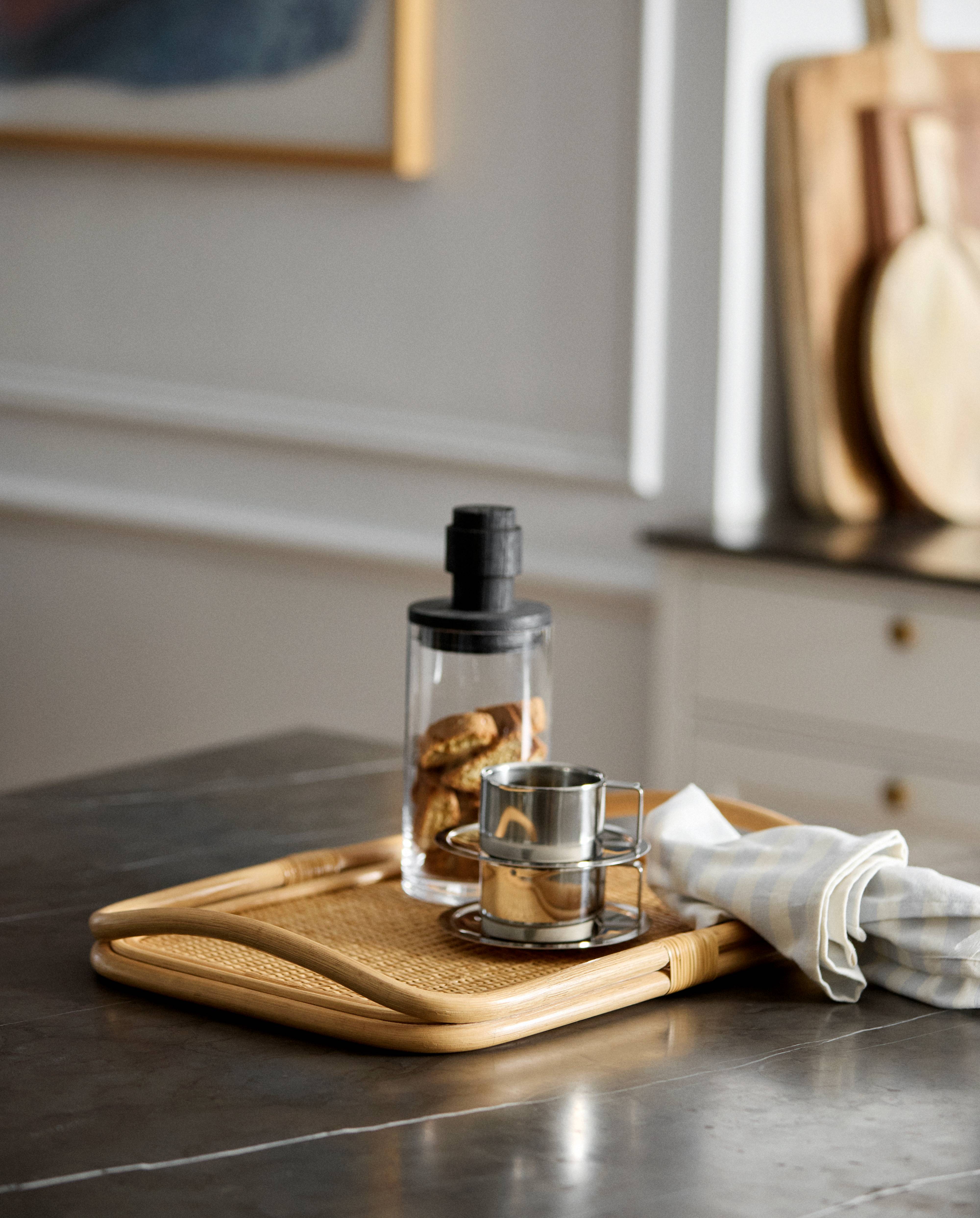 Taca do serwowania FIGUS z rattanu - natura