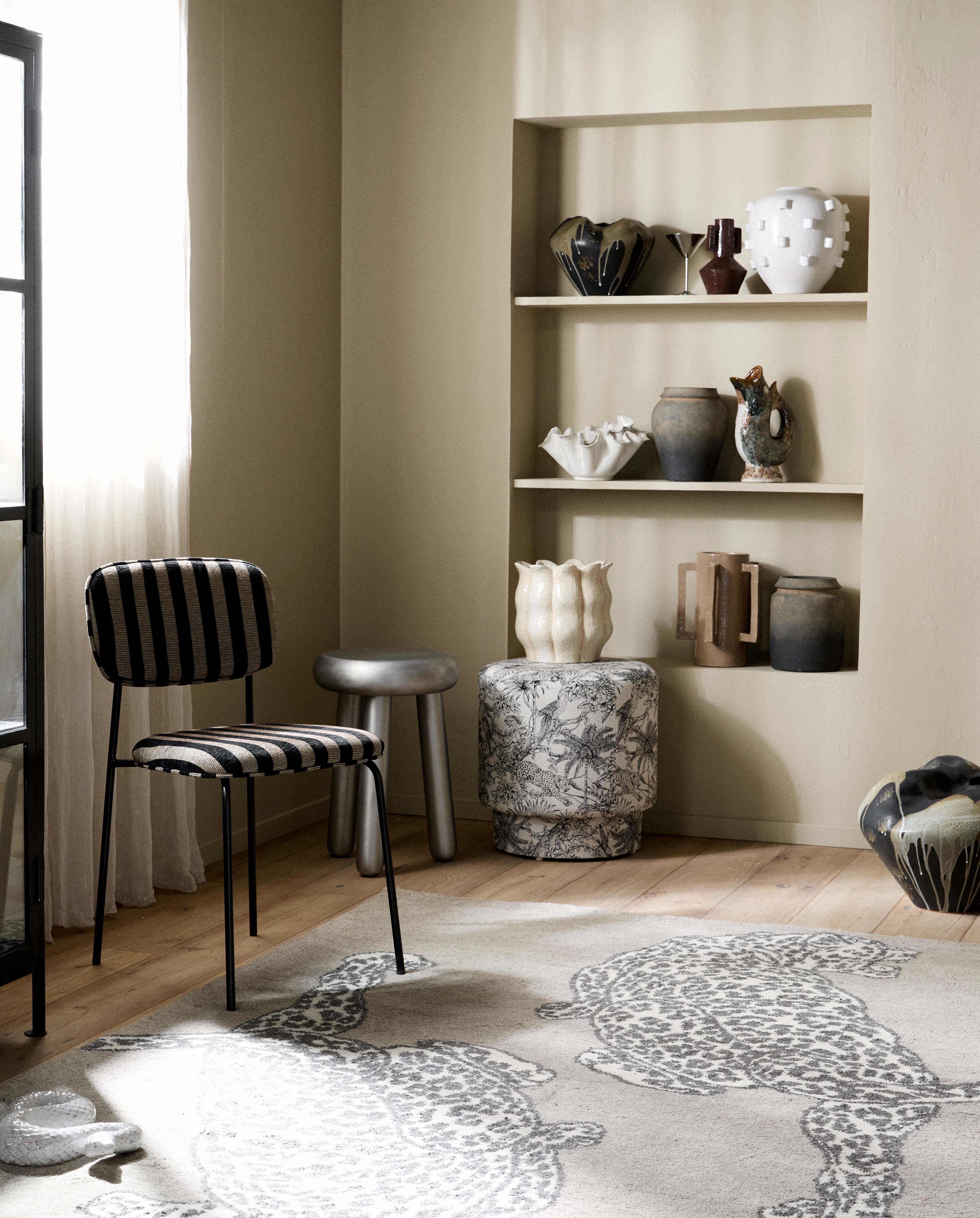 MIREN pot/vase, S - black/brown