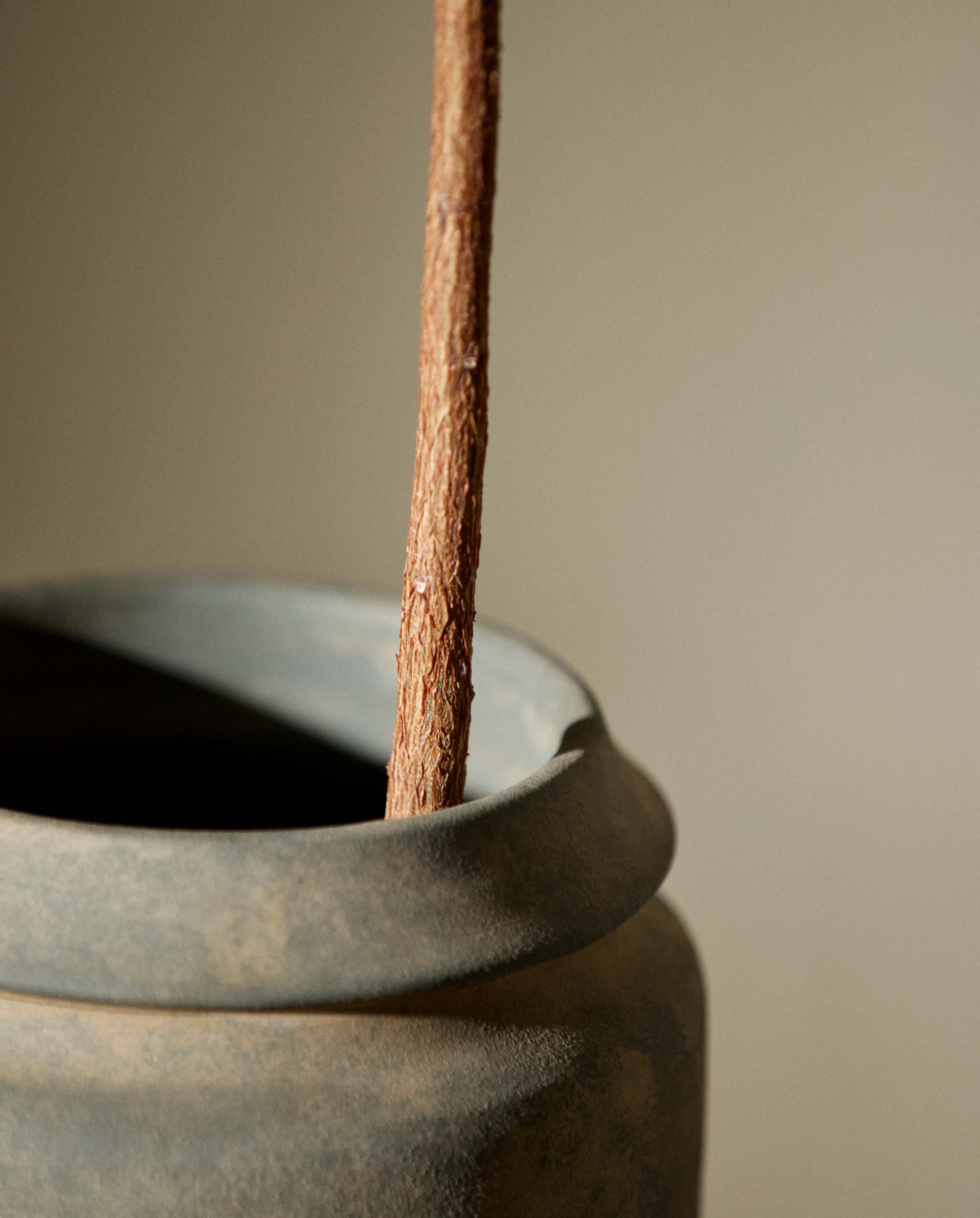 KAVO pot/vase, S - black/brown