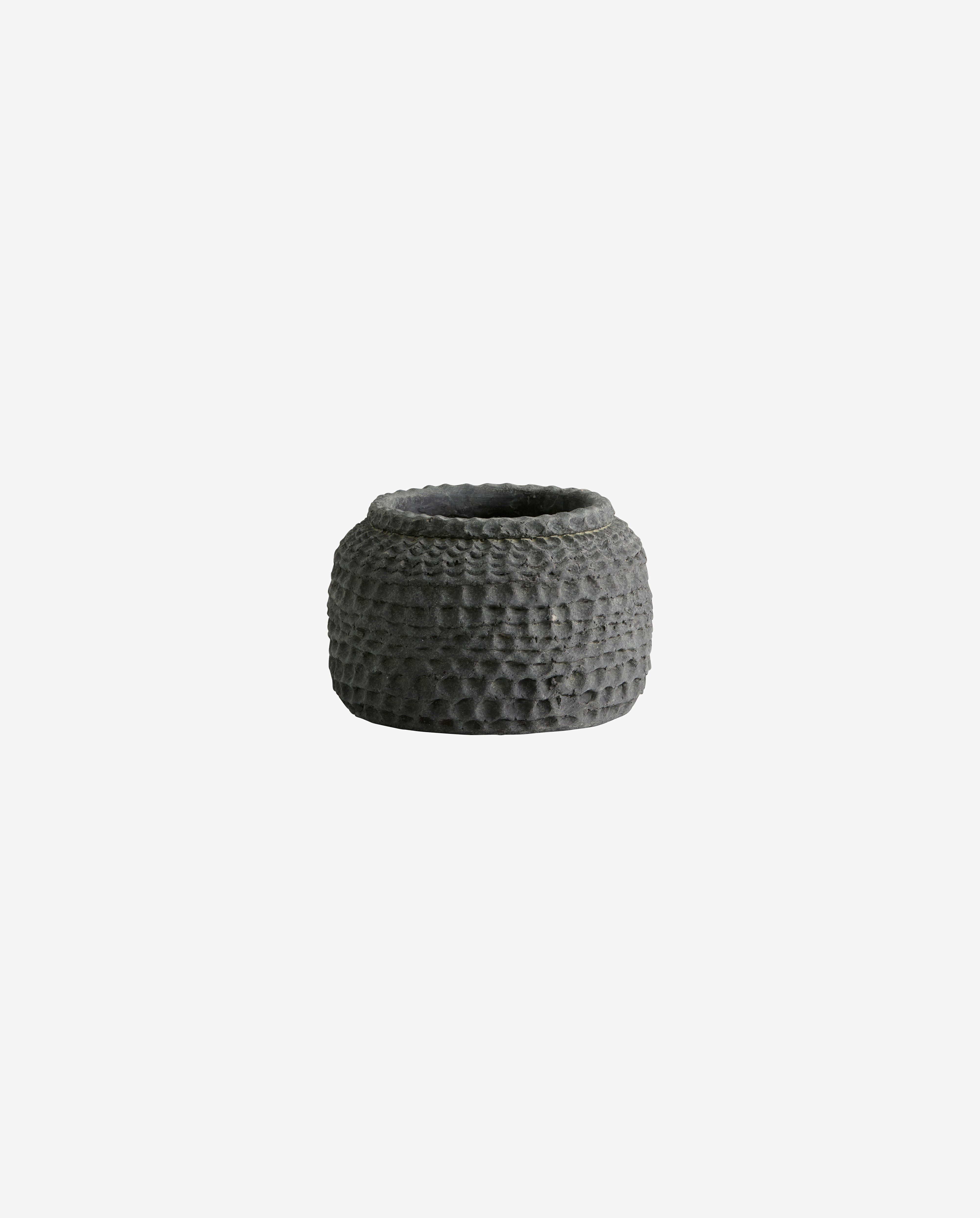 Vaso AOBA, S, cemento - grigio