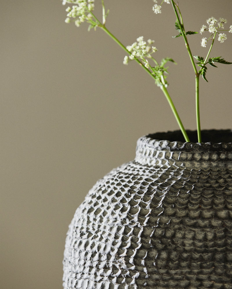 pot RUPA, ciment - gris