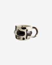 YSIA Becher, Colorblock - Schwarz/Ivory