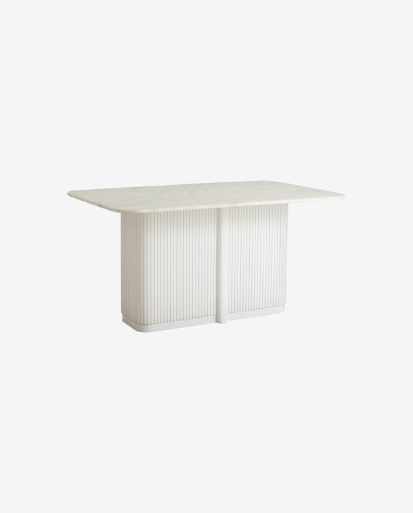 ERISO dining table - Ivory nature marble tabletop