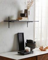 TANO shelf, wood - black
