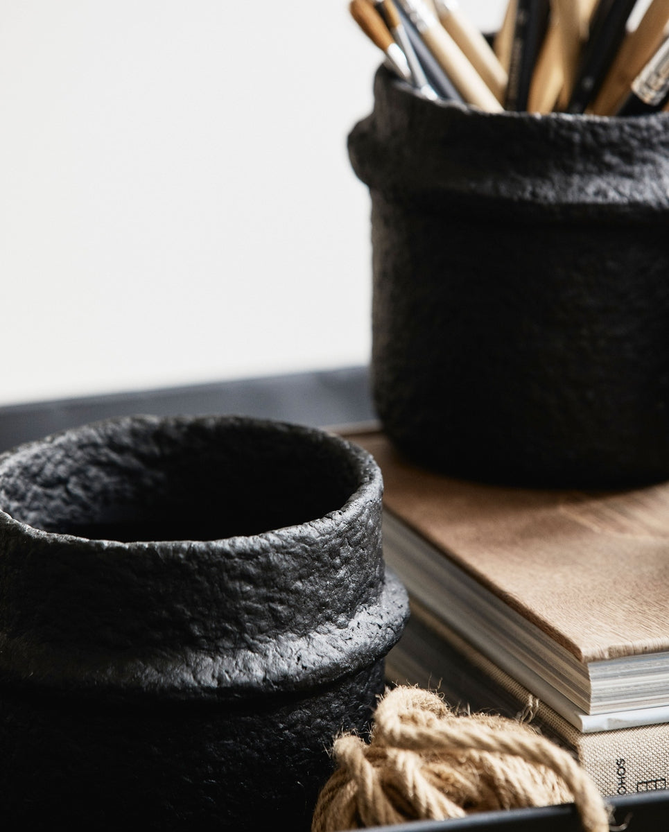 RODE cementpot, nr. 2 - zwart