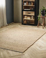 AVA hemp carpet, natural colour