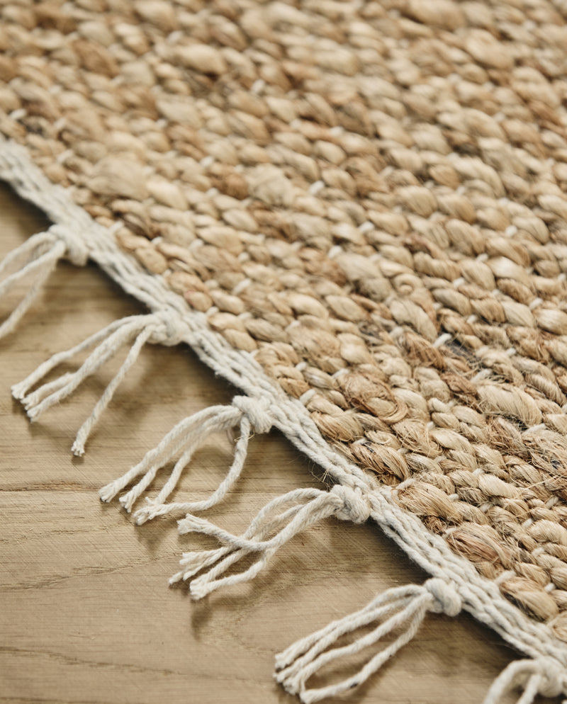 AVA hemp carpet, natural colour