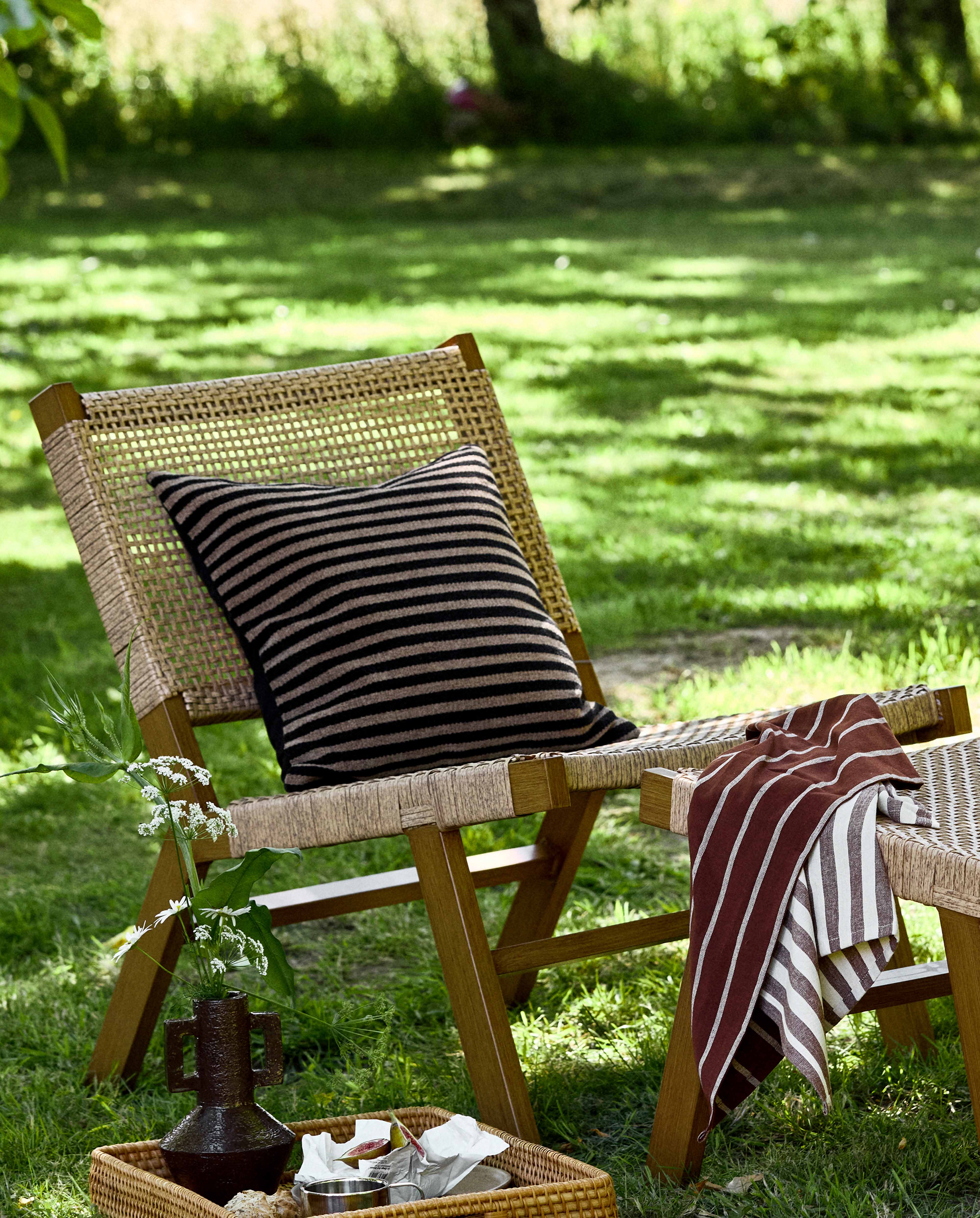 VASAI lounge chair - natural