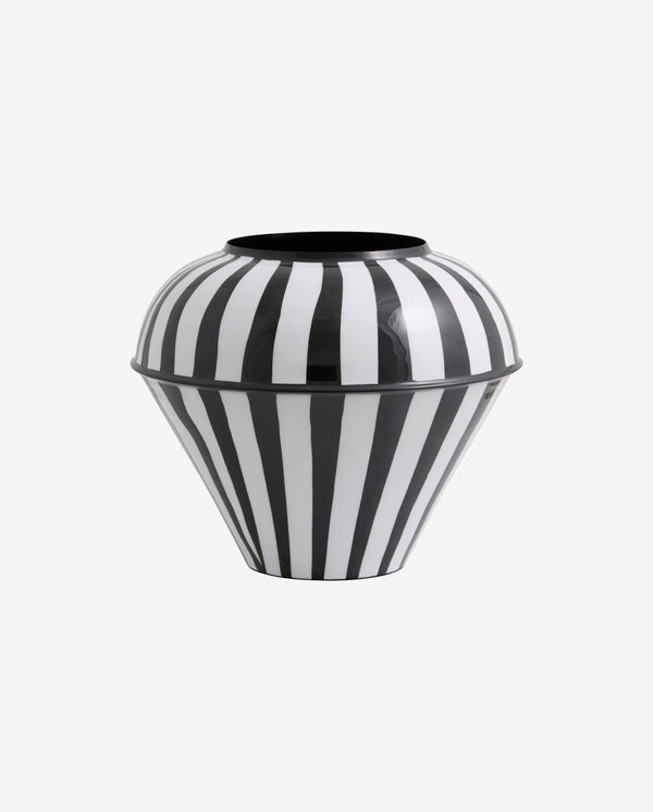 SIPURA vase - black/white