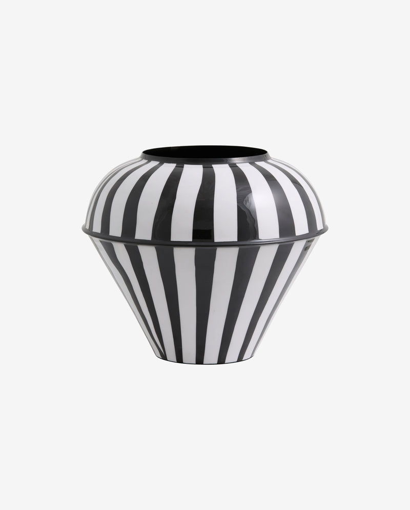 SIPURA Vase - schwarz/weiß