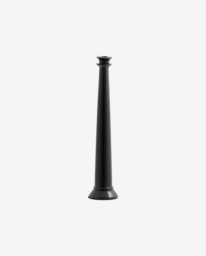 ULOPU Kerzenhalter, Aluminium – schwarz