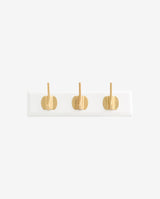 EDGY coat rack, 3 hooks - white