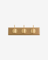 EDGY coat rack, 3 hooks - brown