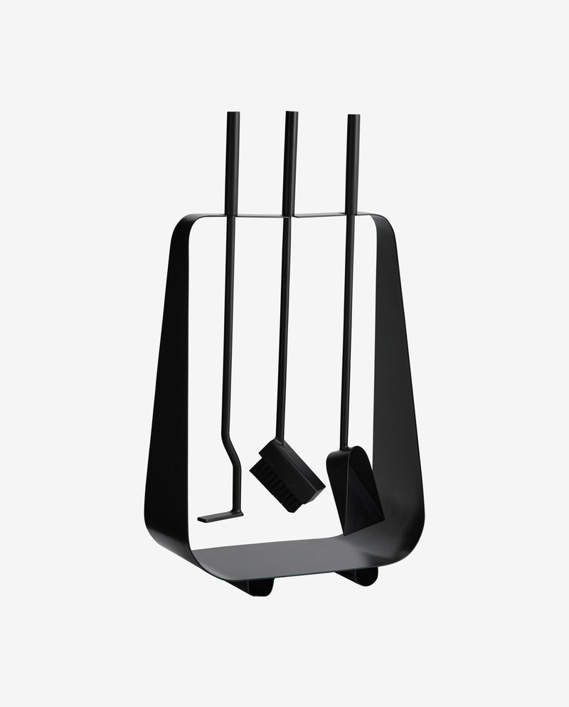 PAYEE fireplace tool set - black