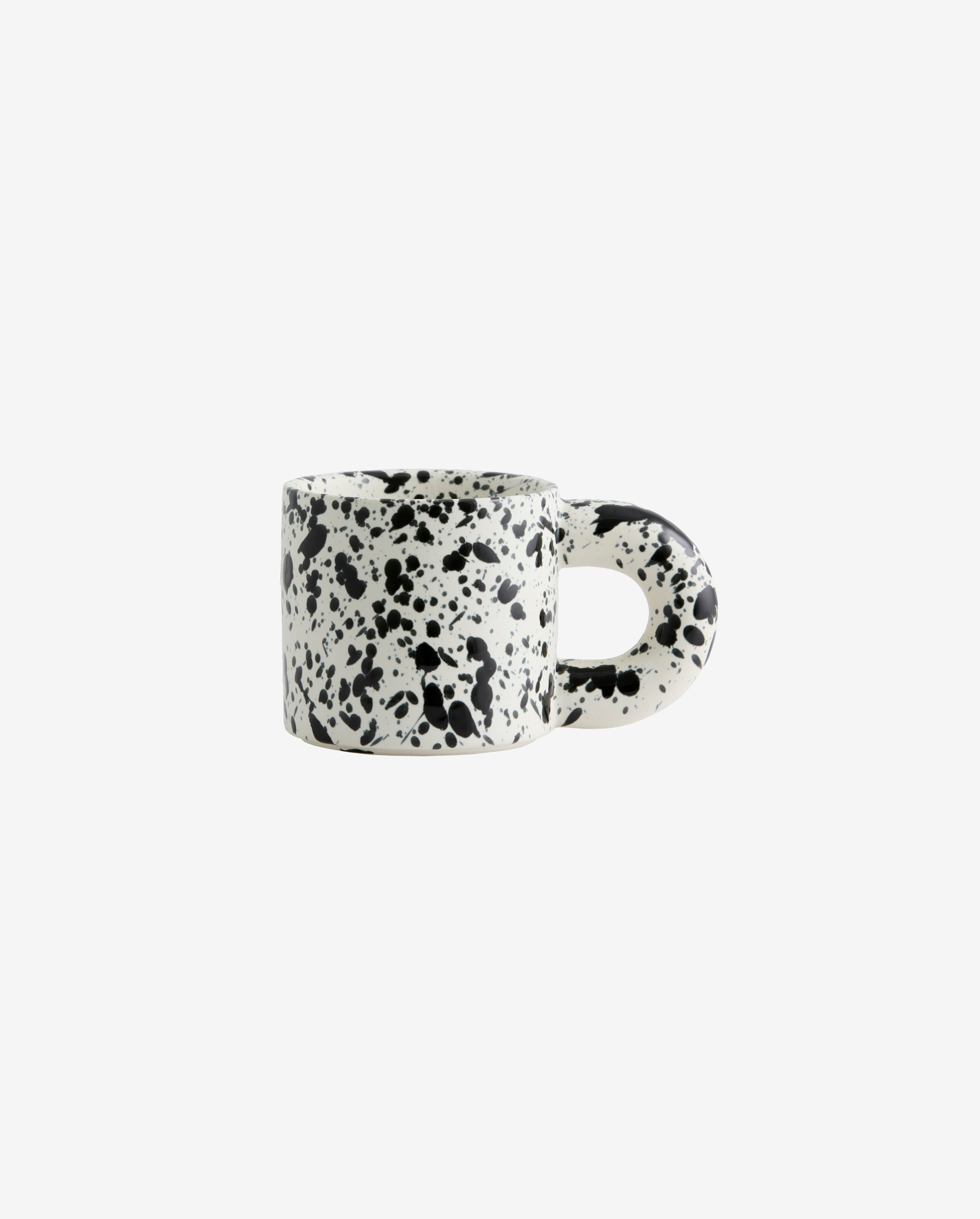 JOSE Tasse mit Spritzer - schwarz