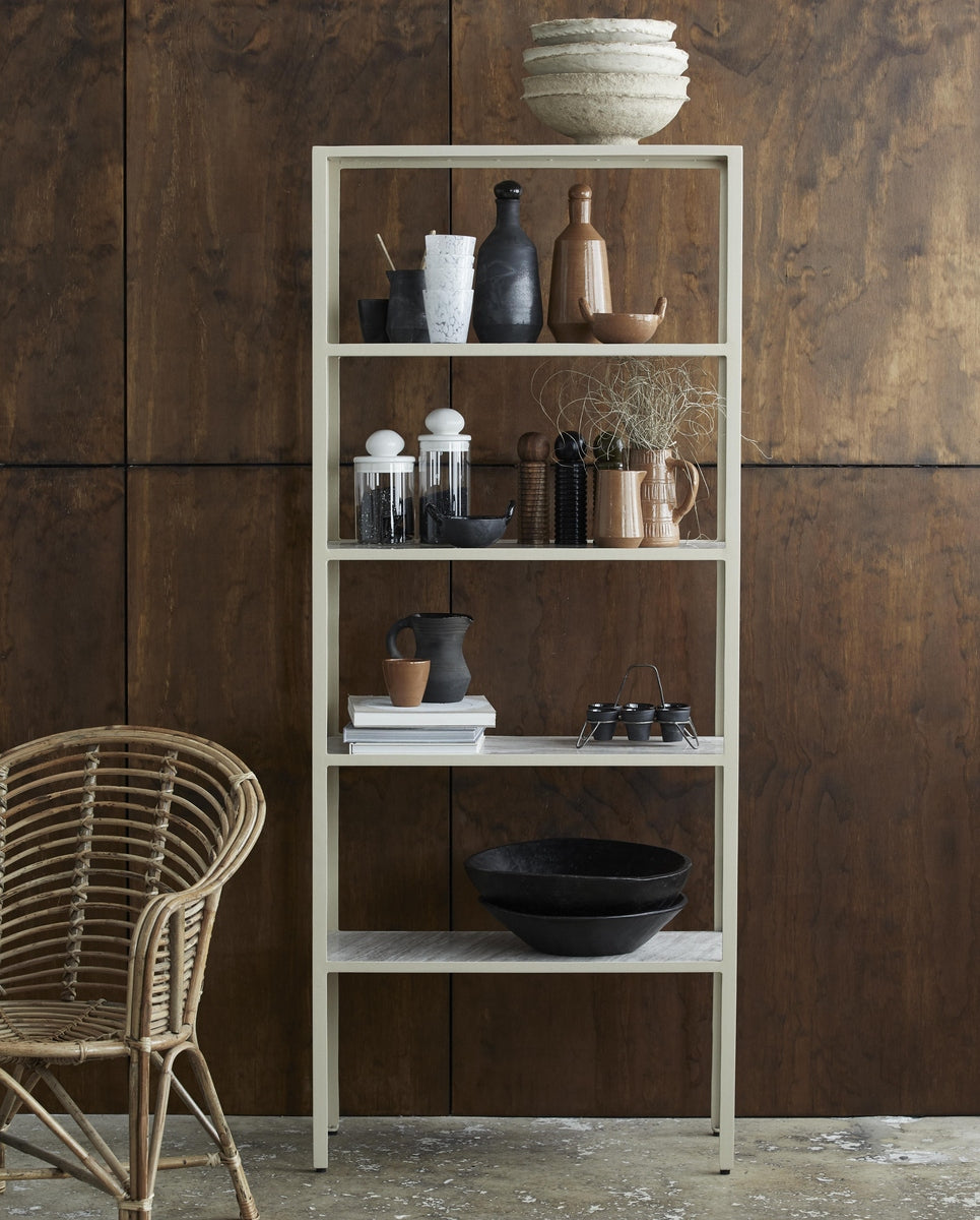 JUNIPER kopjes met houder, terracotta - zwart