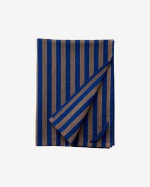 Torchon RAFU, rayé - marron/bleu