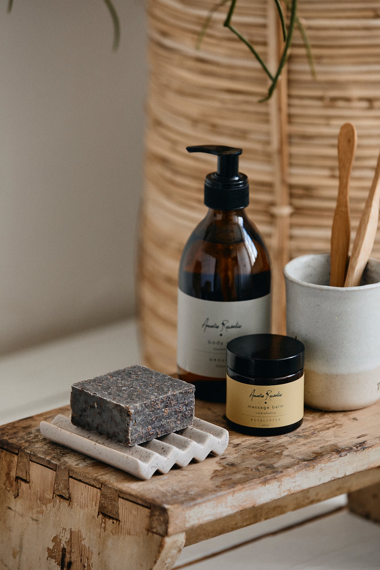 Keramische zeepbakje klein | TERRAZZO 8 x 10 cm