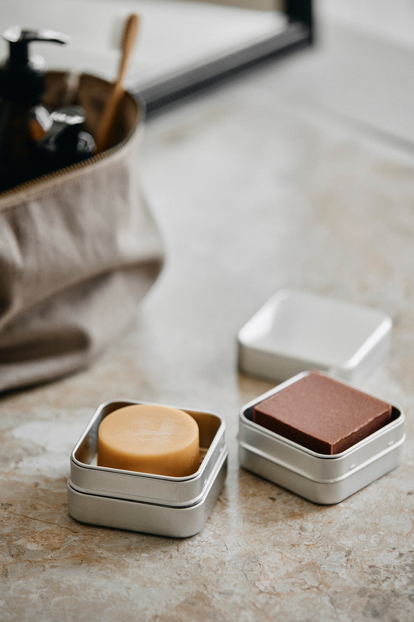 Container met afvoer