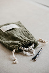 Sac à savon en coton | GREEN