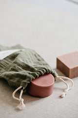 Sac à savon en coton | GREEN