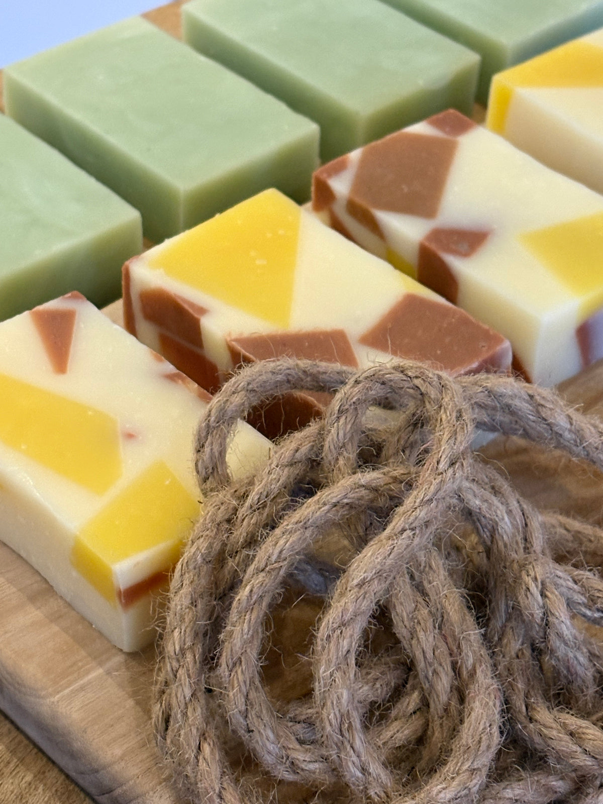 Soap no. 2 - on a rope | VETIVER, FRANKINCENSE, CEDARWOOD, FIR NEEDLE