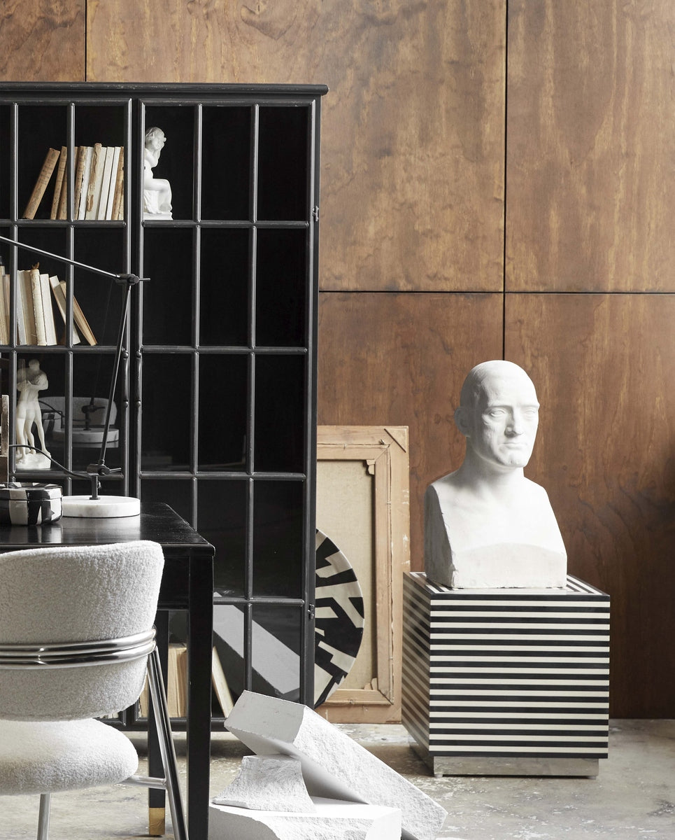 Table basse TAURA - noir/ivoire