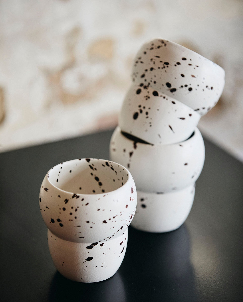 RIA mok met spatten - ivoor