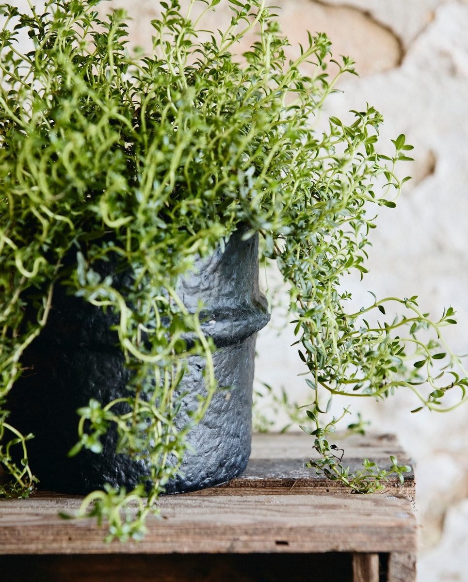 RODE cementpot, nr. 2 - zwart
