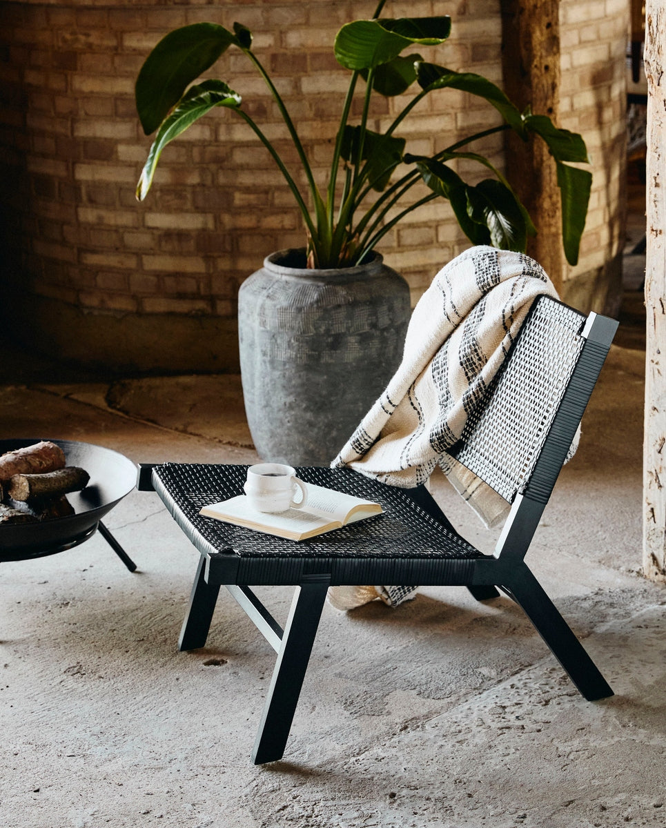 VASAI lounge chair, black