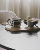 YSIA cup, colorblock - black/ivory