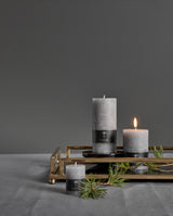 Candle, L - grey