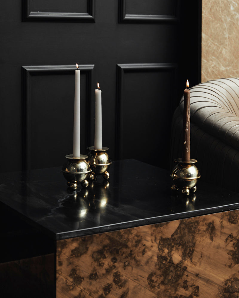 KOSTER candle holder - pure brass