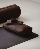 YOGA meditation bolster - choco brown