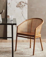 MOSSO dinner chair, light brown