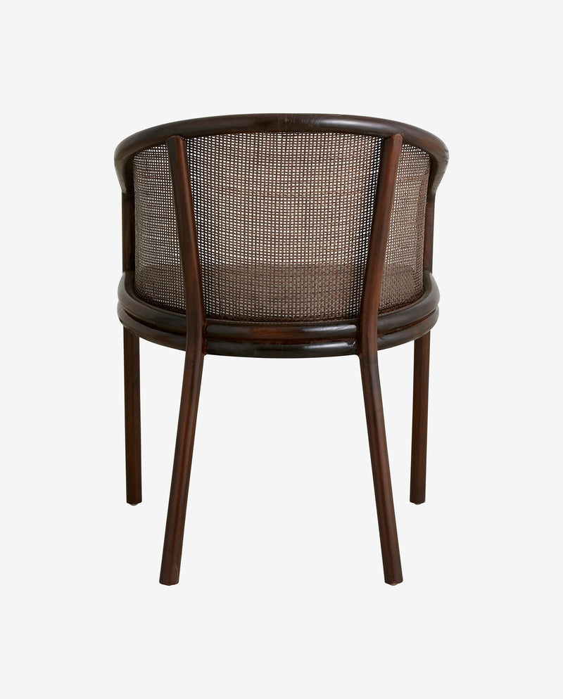 MOSSO dinner chair, dark brown