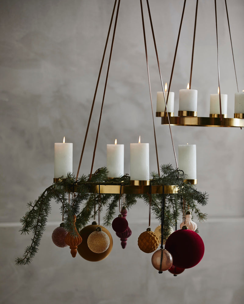 ARONA candle holder S, gold, f/4 candles