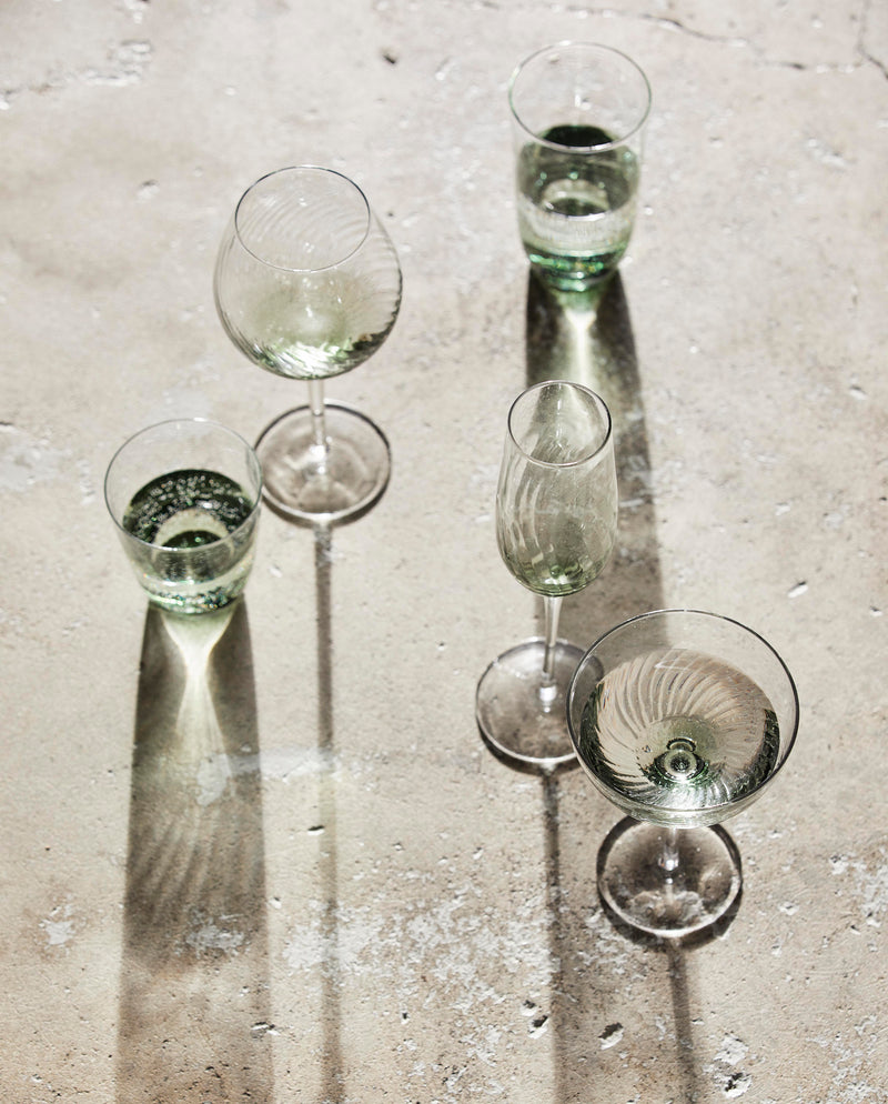 GARO wine glass, green