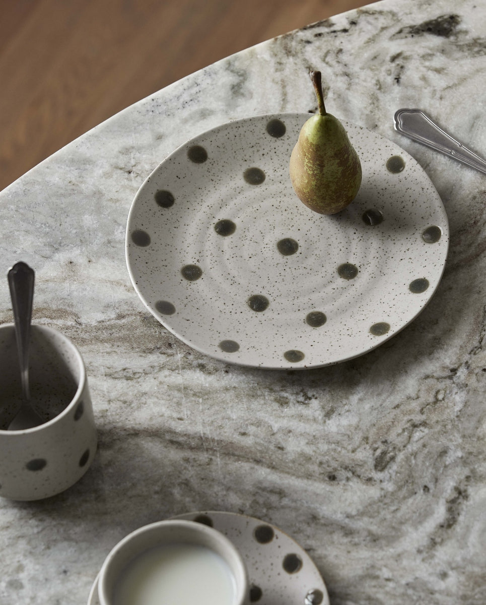 GRAINY stippenplaat, S, zand/groen