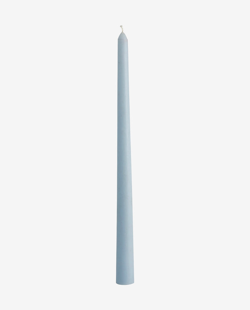 CANDLE, tall - light blue