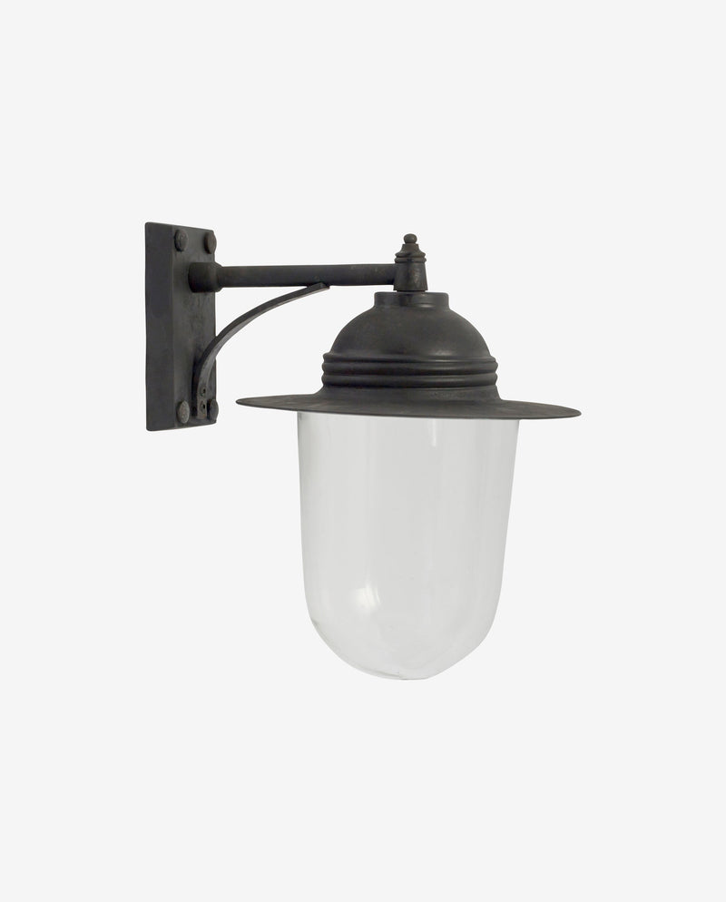 Outdoor lamp for wall - black finish