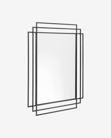 SQUARE mirror - black