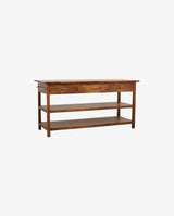 CASPIAN display table - wooden w/drawers