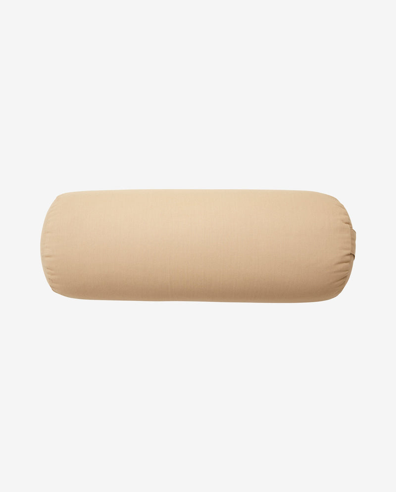 Yoga - Simple Days - YOGA Bolster - Pillow - Beige - Large/Round