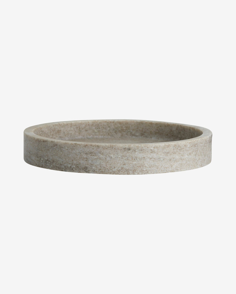 VINGA dish, small, brown marble