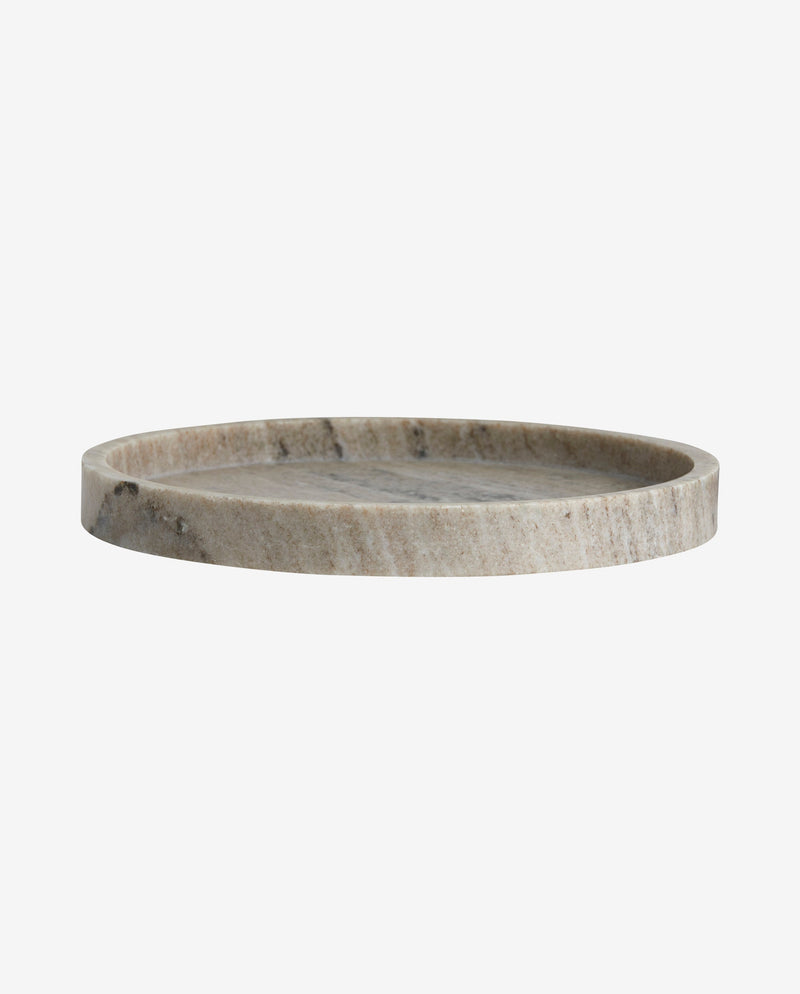 VINGA dish, large, brown marble