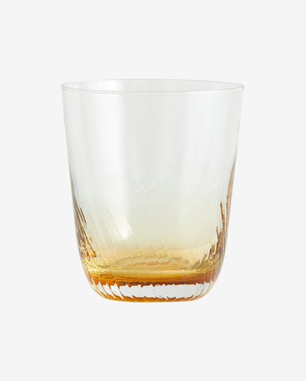GARO drinking glass, amber
