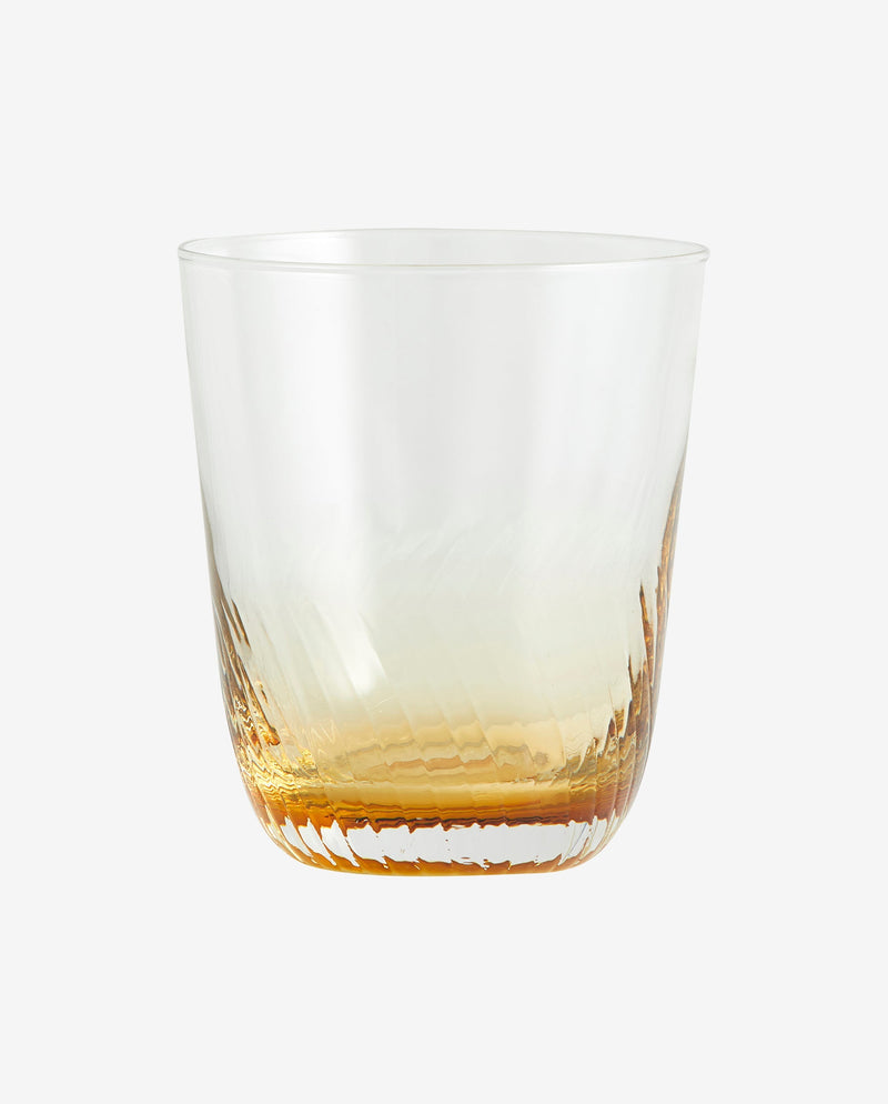 GARO drinking glass, amber